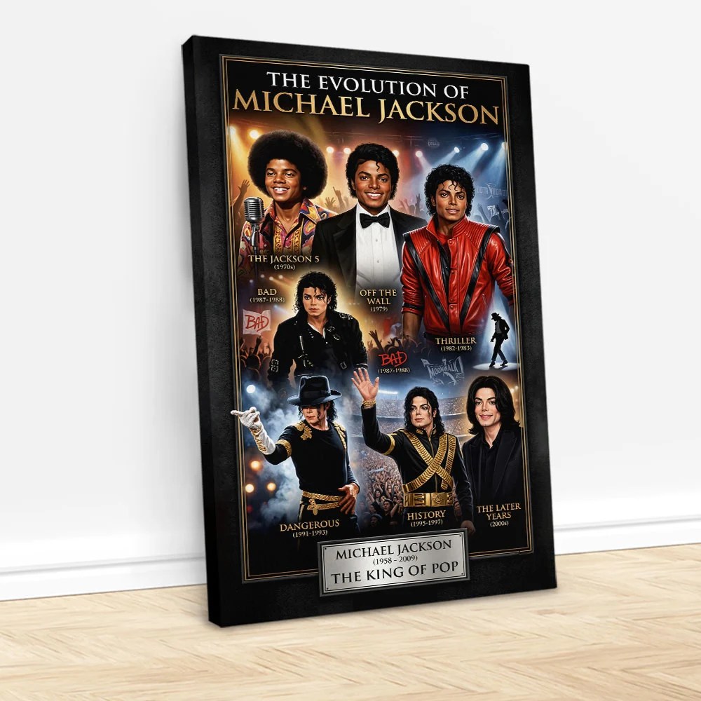 Michael Jackson Rectangle Canvas With Inner Frame – HOATT20511
