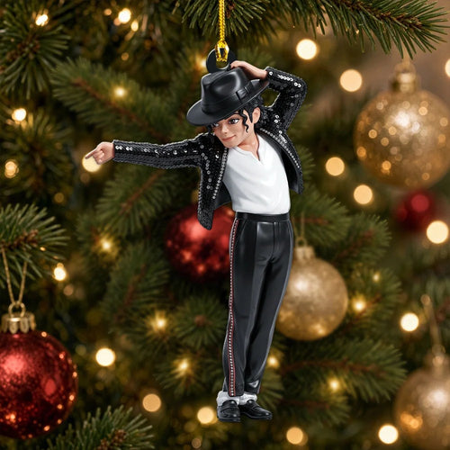 Michael Jackson Custom Shape 2-side Printed Acrylic Ornament – TMTHU9527