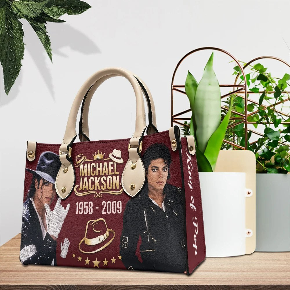 Michael Jackson Leather HandBag – TMTHU9331