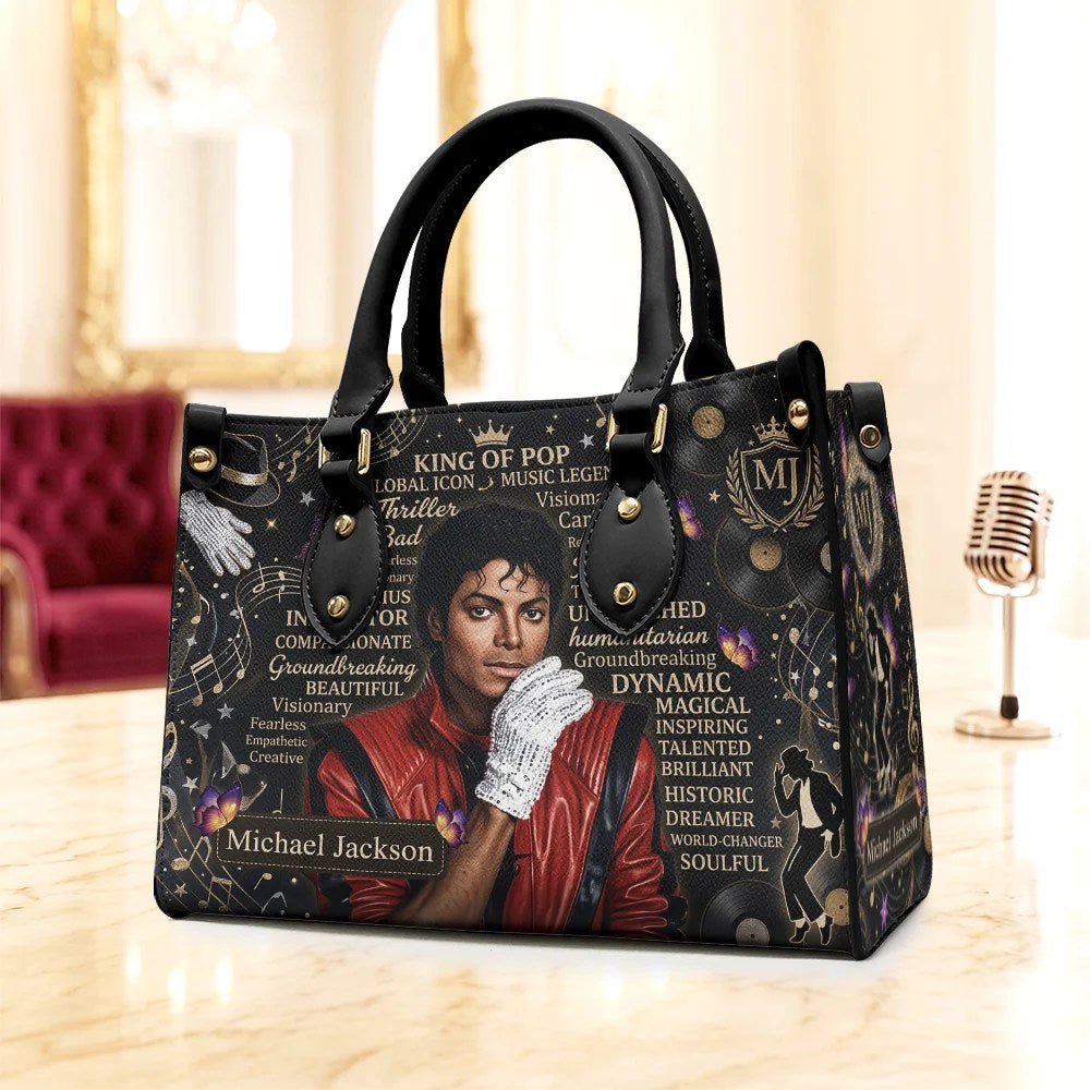 Michael Jackson Leather HandBag – TMTHU9391