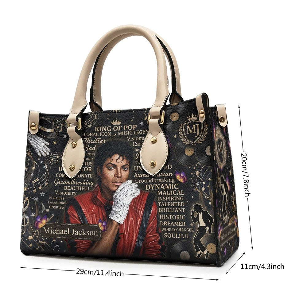 Michael Jackson Leather HandBag – TMTHU9391