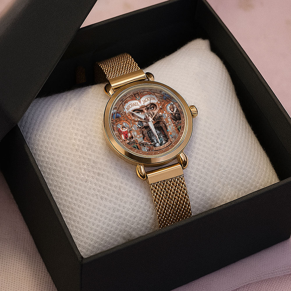 Michael Jackson Mesh Strap Quartz Watch – TMTHU6501