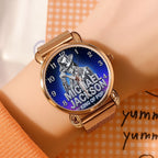 Michael Jackson Mesh Strap Quartz Watch – TMTHU7015