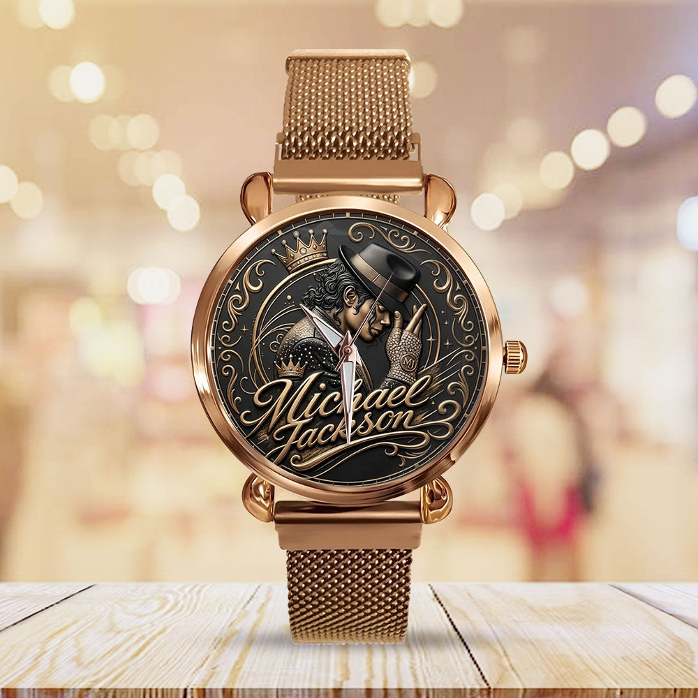 Michael Jackson Mesh Strap Quartz Watch – TMTHU7167