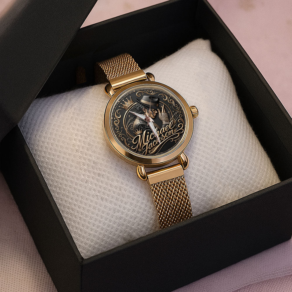 Michael Jackson Mesh Strap Quartz Watch – TMTHU7167