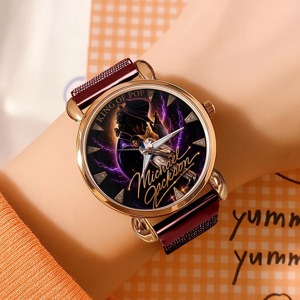 Michael Jackson Mesh Strap Quartz Watch – TMTHU8801