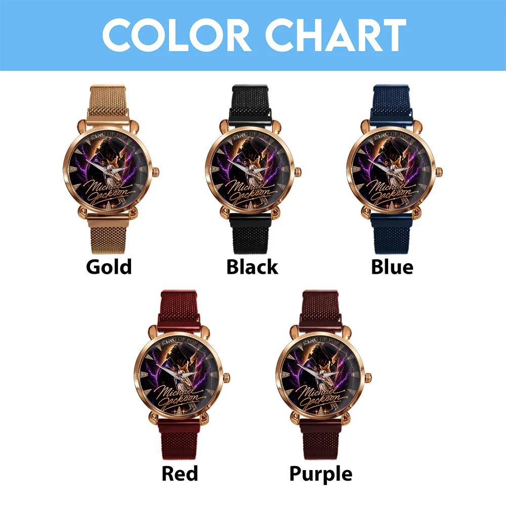 Michael Jackson Mesh Strap Quartz Watch – TMTHU8801