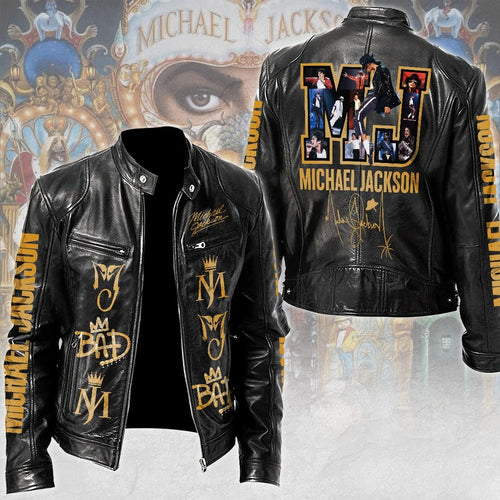 Michael Jackson Motorcycle Leather Jacket – TMTHU9488