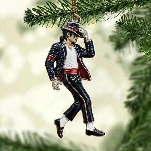 Michael Jackson Custom Shape 2-side Printed Acrylic Ornament – HOATT21082
