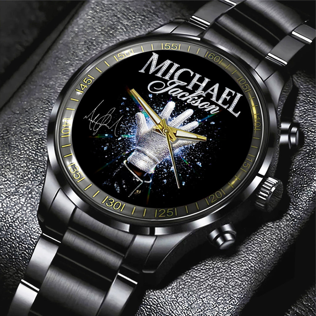 Michael Jackson Black Stainless Steel Watch – TANTN22465