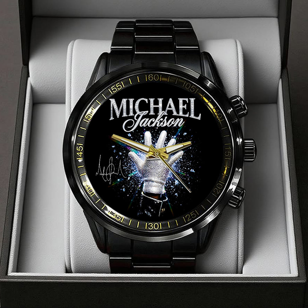 Michael Jackson Black Stainless Steel Watch – TANTN22465