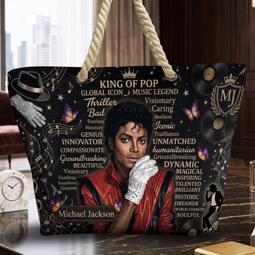 Michael Jackson Hemp Rope Tote Bag – TMTHU9417