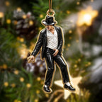 Michael Jackson Custom Shape 2-side Printed Acrylic Ornament – HOATT21623