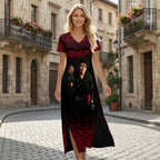 Michael Jackson Short Sleeve Maxi Dress – HOATT19511