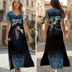 Michael Jackson Short Sleeve Maxi Dress – HOATT19512