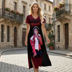 Michael Jackson Short Sleeve Maxi Dress – HOATT19863