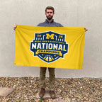 Michigan Wolverines 2026 Men's Basketball National Champions 3D Double-side House Flag – TANTN22126