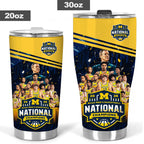Michigan Wolverines 2026 Men's Basketball National Champions Tumbler Cup – TANTN22312