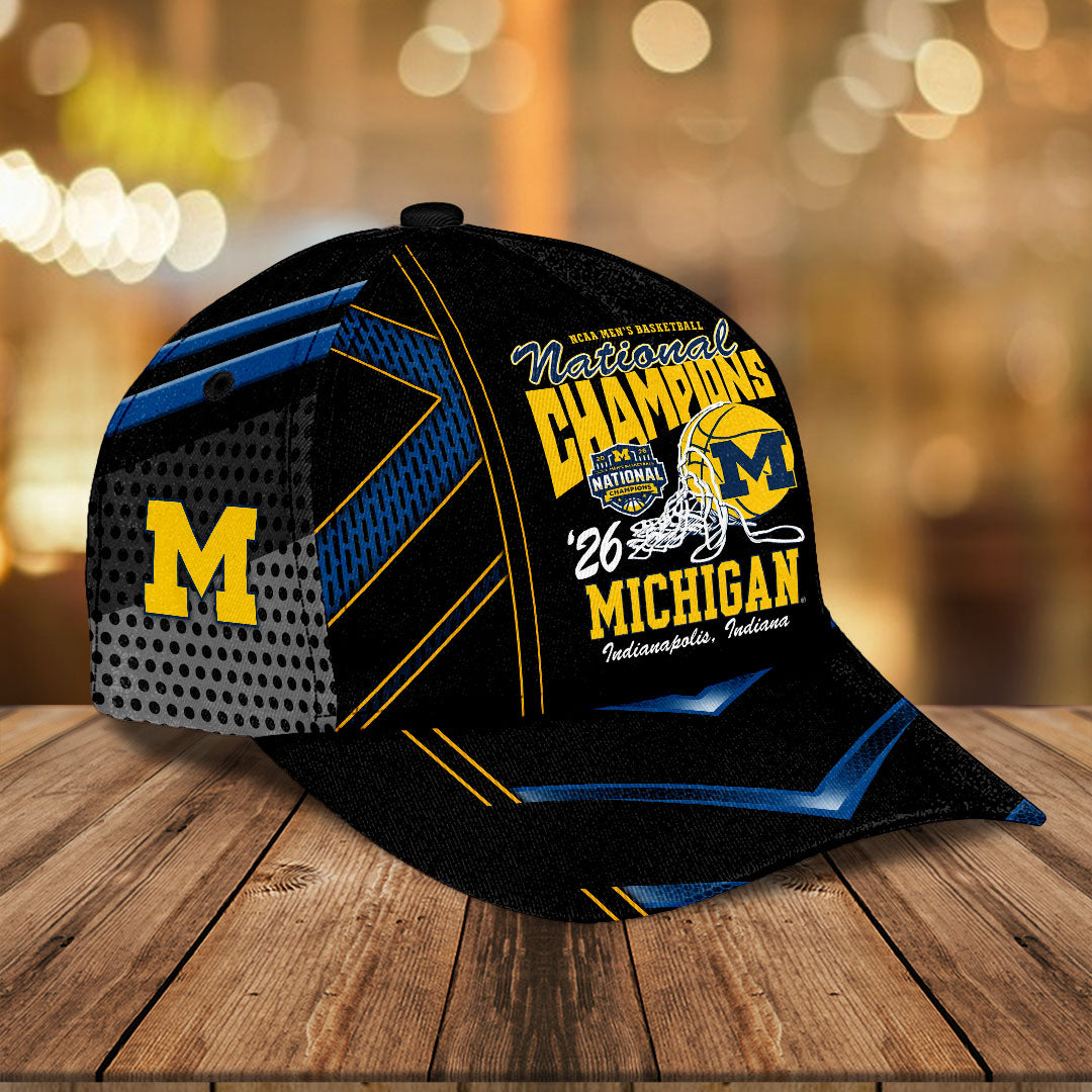 Michigan Wolverines 2026 Men's Basketball National Champions Classic Cap – HOATT17231