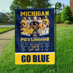 Michigan Wolverines 2026 Men's Basketball National Champions Double-side Garden Flag – HOATT17373