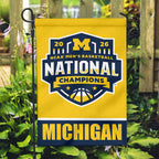 Michigan Wolverines 2026 Men's Basketball National Champions Double-side Garden Flag – HOATT17373
