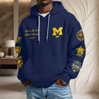 Michigan Wolverines 2026 NCAA Men's Basketball National Champs 3D Unisex Waffle Hoodie – TMTHU5367