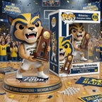 Michigan Wolverines 2026 NCAA Men's Basketball National Champs 3D Collectible Vinyl Figure – TMTHU4998
