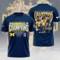 Michigan Wolverines 2026 NCAA Men's Basketball National Champs 3D Apparel – TMTHU4961