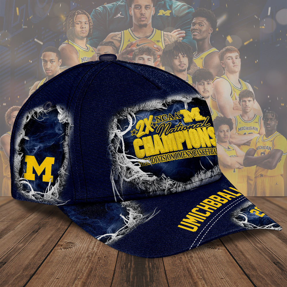 Michigan Wolverines 2026 NCAA Men's Basketball National Champs Classic Cap – TMTHU4959