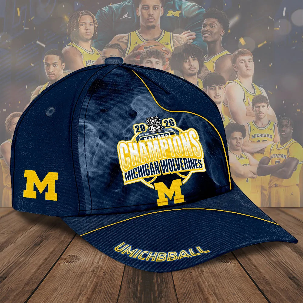 Michigan Wolverines 2026 NCAA Men's Basketball National Champs Classic Cap – TMTHU5132