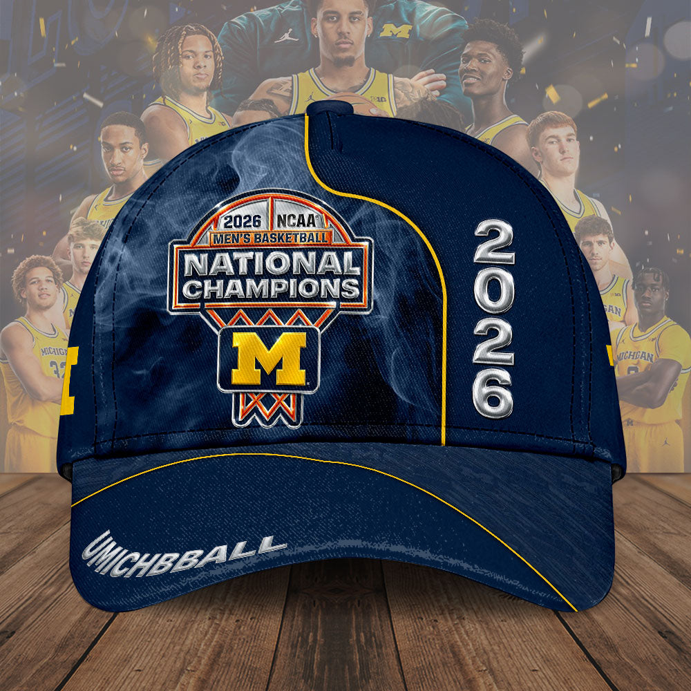 Michigan Wolverines 2026 NCAA Men's Basketball National Champs Classic Cap – TMTHU5134