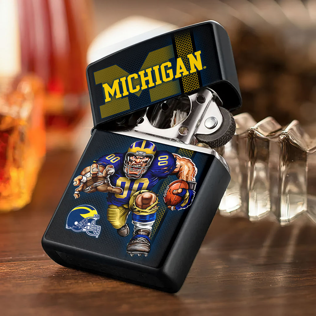 Michigan Wolverines Football Zippo Lighter Case (No Insert) – HOATT13343