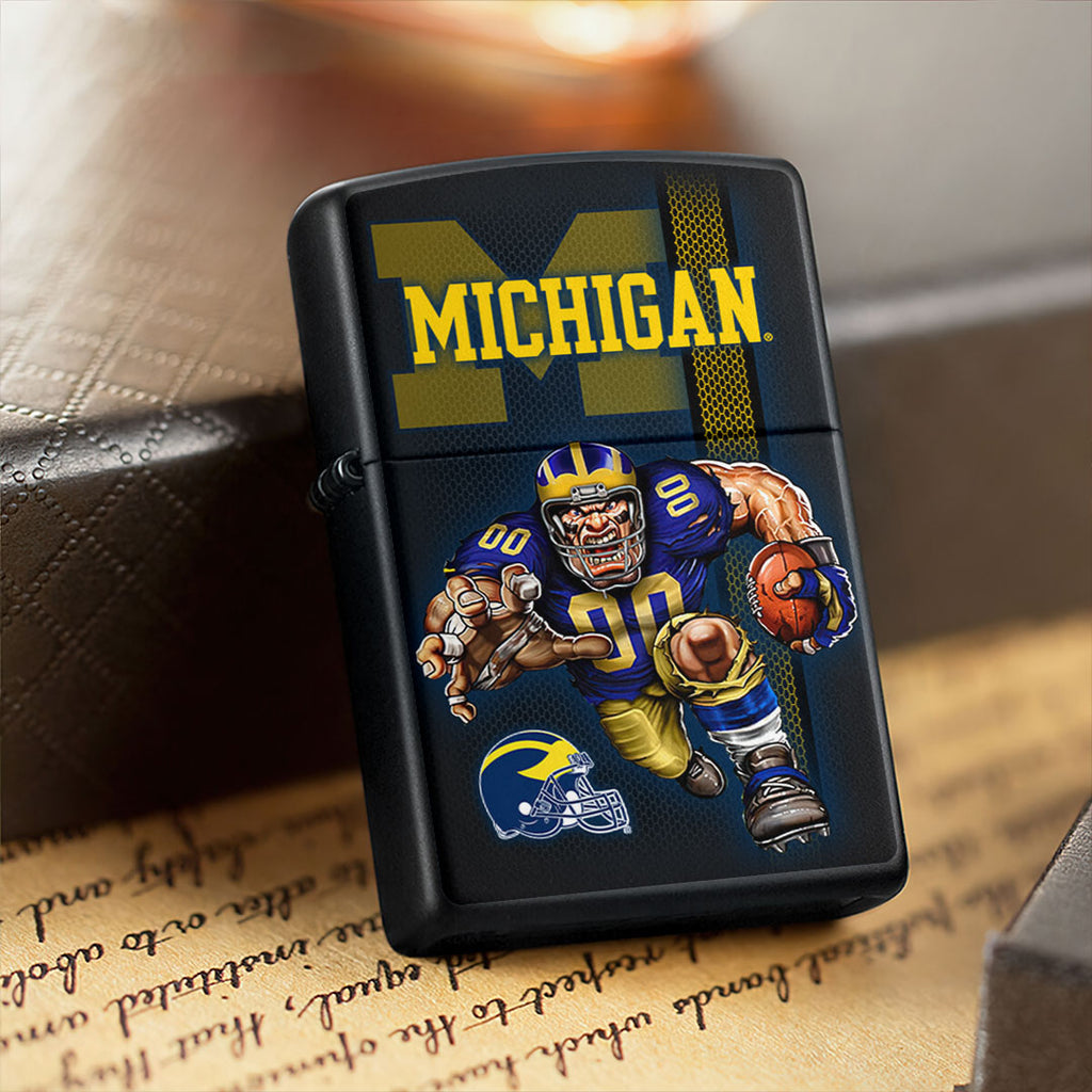Michigan Wolverines Football Zippo Lighter Case (No Insert) – HOATT13343