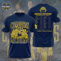 Michigan Wolverines 2026 Men's Basketball National Champions 3D Apparel – GNE5996