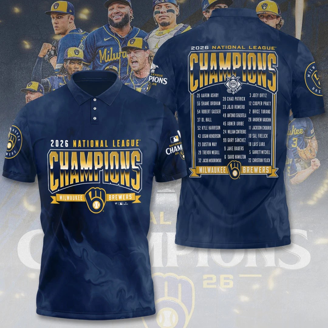 Milwaukee Brewers 2026 National League Champions 3D Apparel – TANTN26260