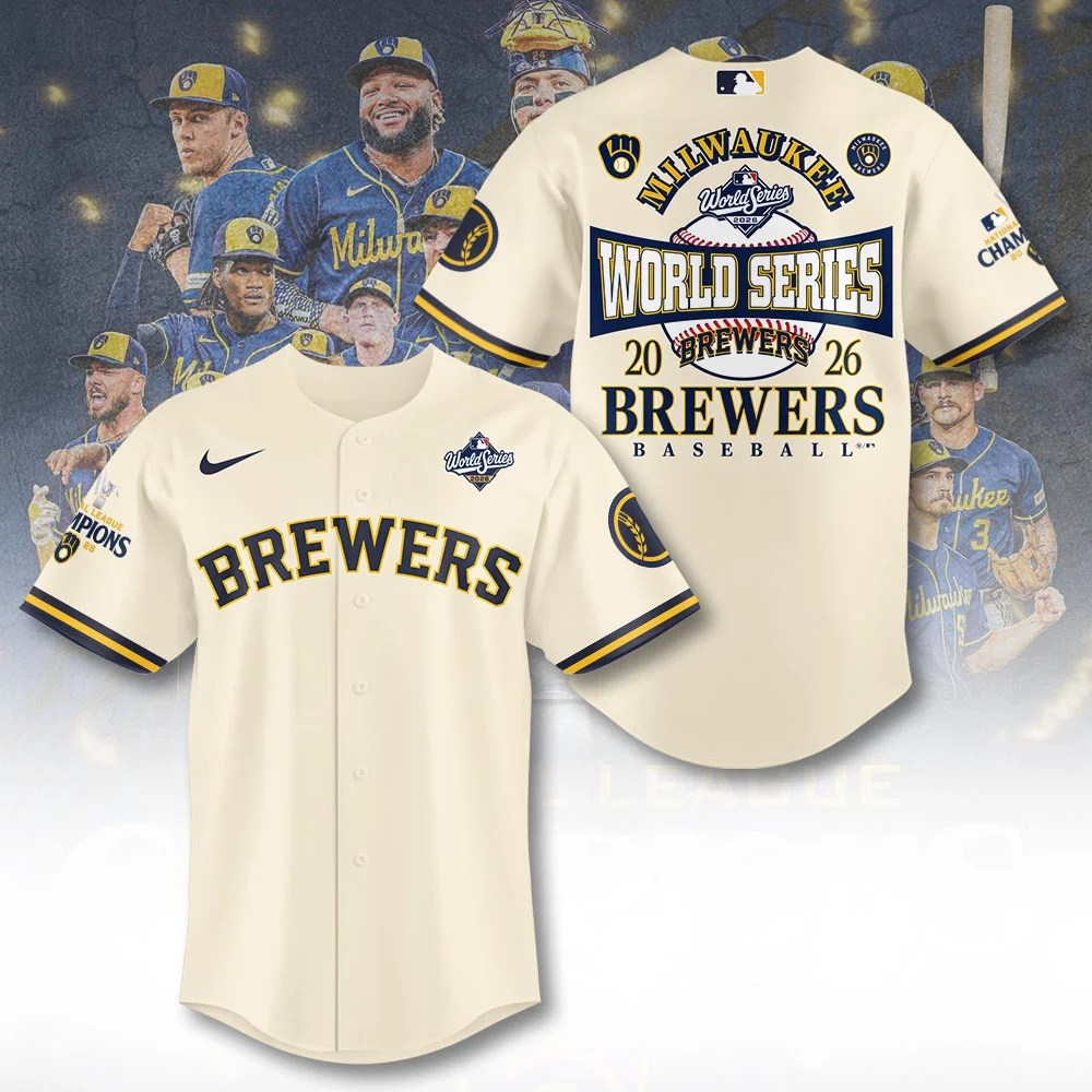 Milwaukee Brewers 2026 National League Champions Baseball Jersey – TANTN26267