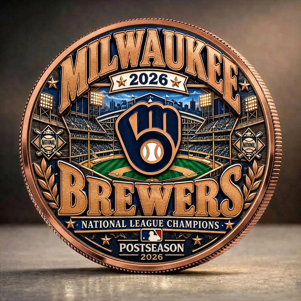 Milwaukee Brewers 2026 National League Champions Commemorative Coin – TANTN26275