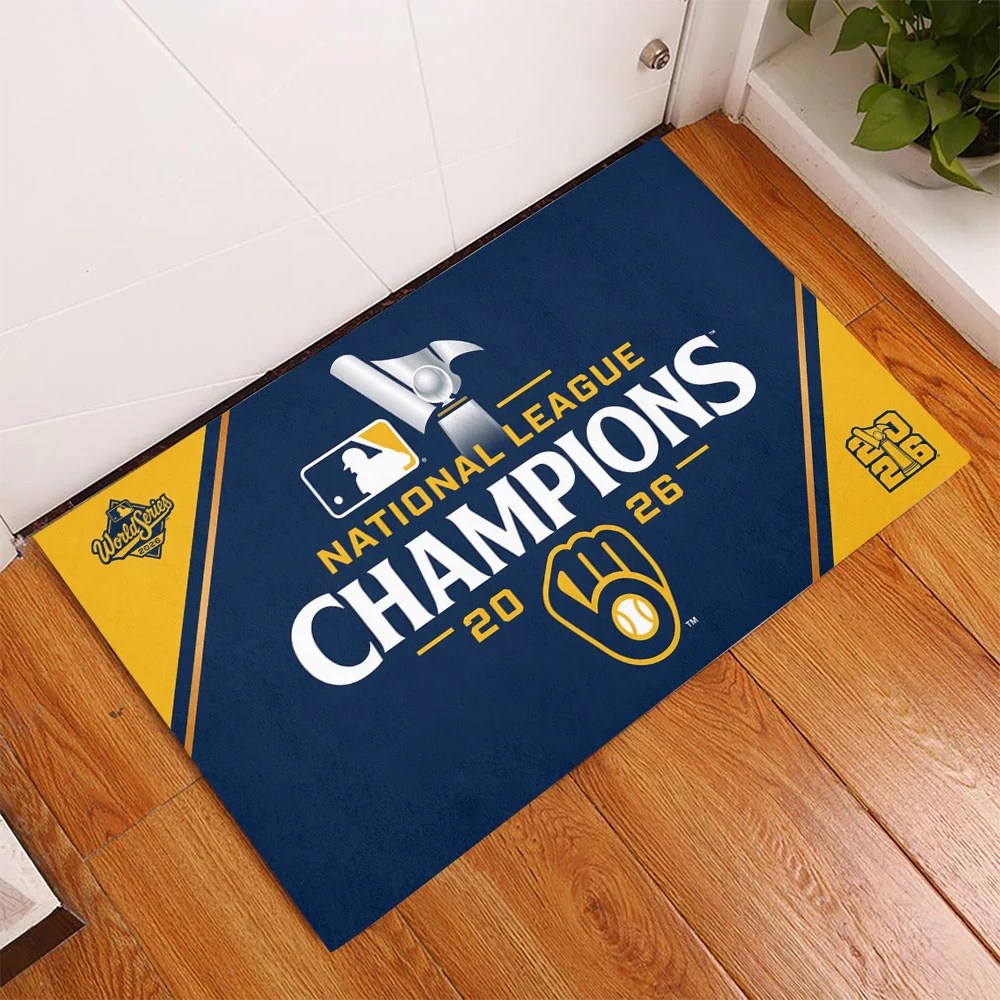 Milwaukee Brewers 2026 National League Champions Doormat – MAITM15436