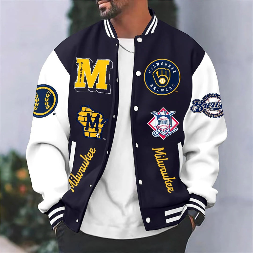 Milwaukee Brewers 2026 National League Champions Varsity Jacket – HOATT26791