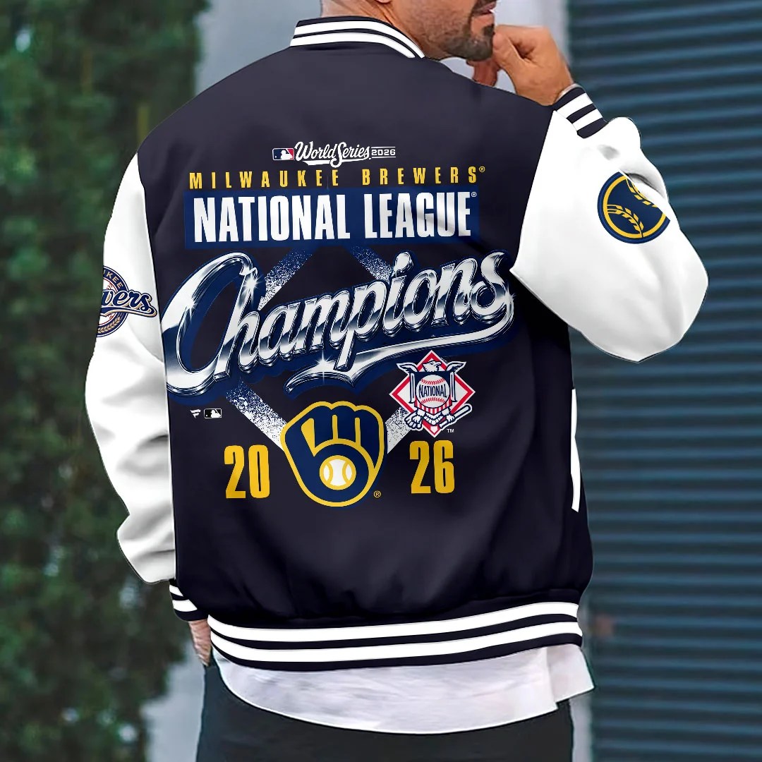 Milwaukee Brewers 2026 National League Champions Varsity Jacket – HOATT26791