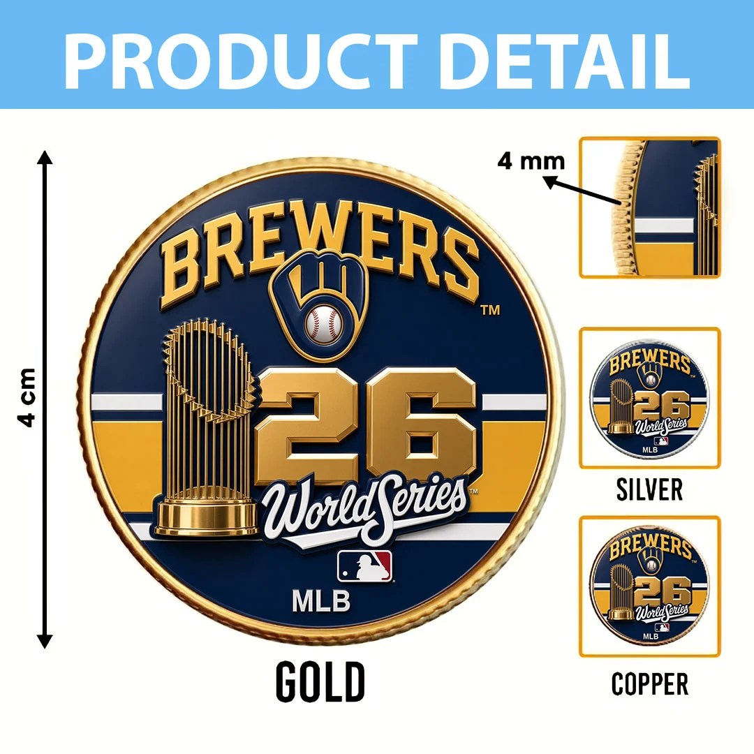 Milwaukee Brewers 2026 World Series Commemorative Coin – MAITM15445