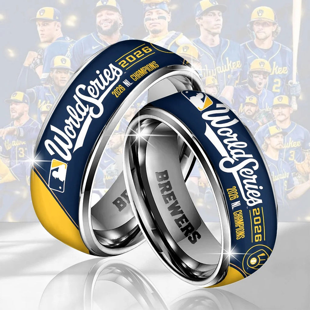 Milwaukee Brewers 2026 National League Champions Custom Alloy Ring – TANTN26264