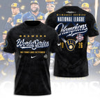 Milwaukee Brewers 2026 National League Champions 3D Apparel – TANTN26263