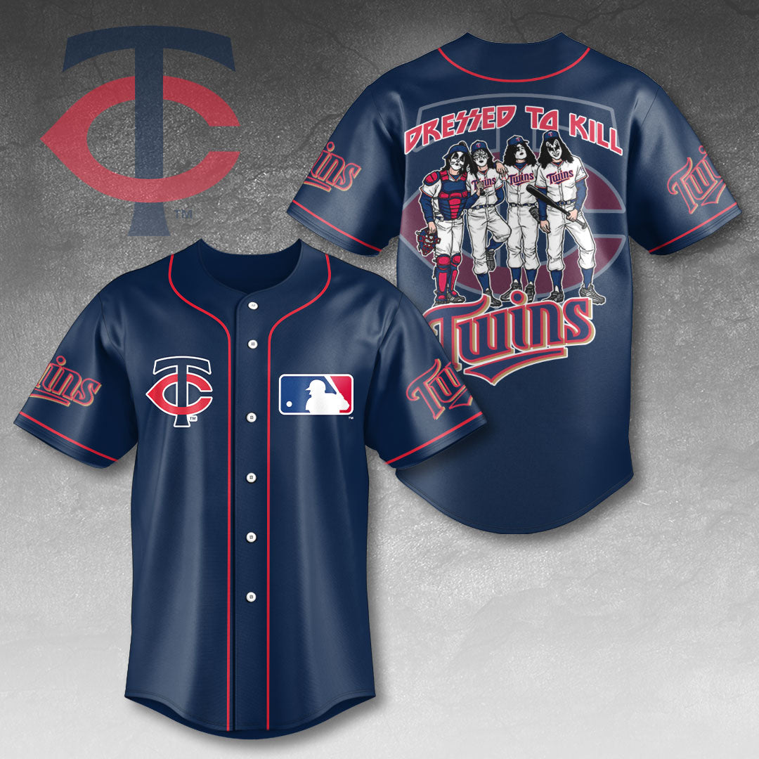 Minnesota Twins x KISS Baseball Jersey – HOATT13415