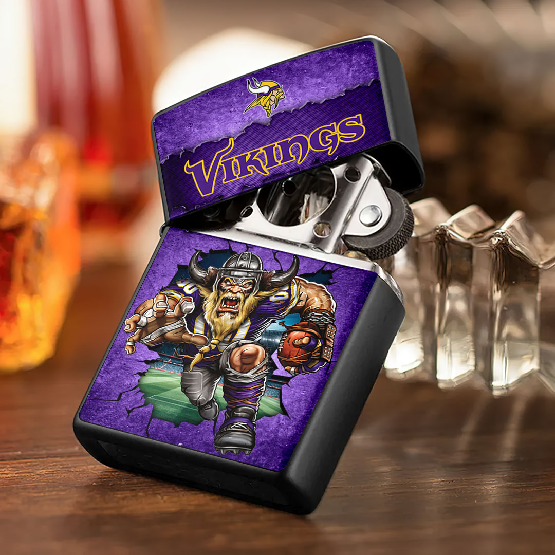 Minnesota Vikings Zippo Lighter Case (No Insert) – HOATT13330