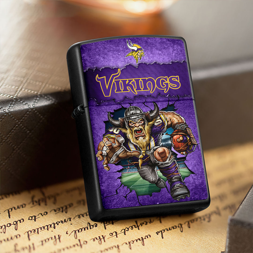 Minnesota Vikings Zippo Lighter Case (No Insert) – HOATT13330