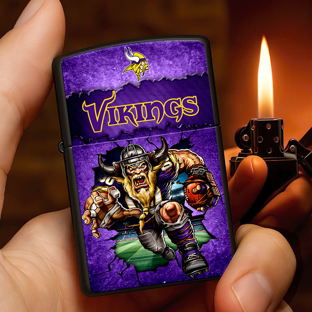 Minnesota Vikings Zippo Lighter Case (No Insert) – HOATT13330