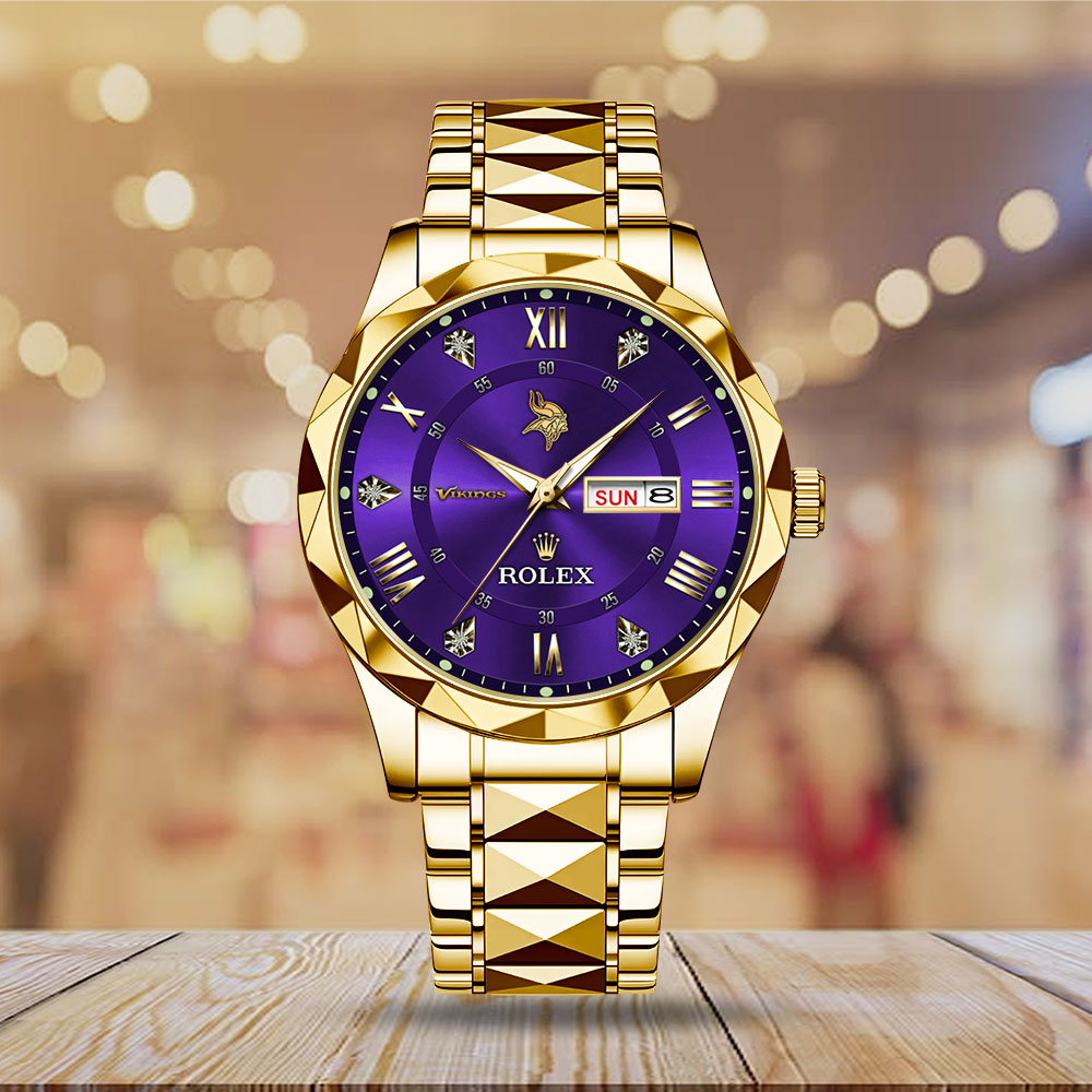Minnesota Vikings x Rolex Alloy Luxury Quartz Watch – MAITM13402