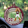 Mississippi State Bulldogs Football Custom shape 2-sided Acrylic Car Ornament – HOATT13132