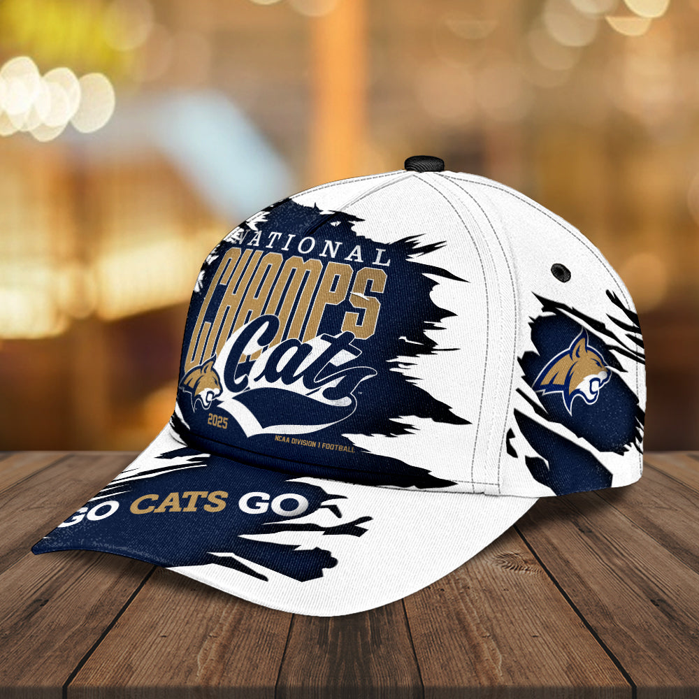 Montana State Bobcats Football 2025 National Champions Classic Cap – MAITM15035